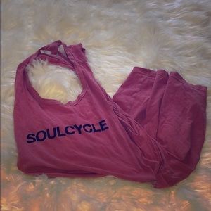 SoulCycle Pink Braided Back Tank 🚴🏼‍♀️